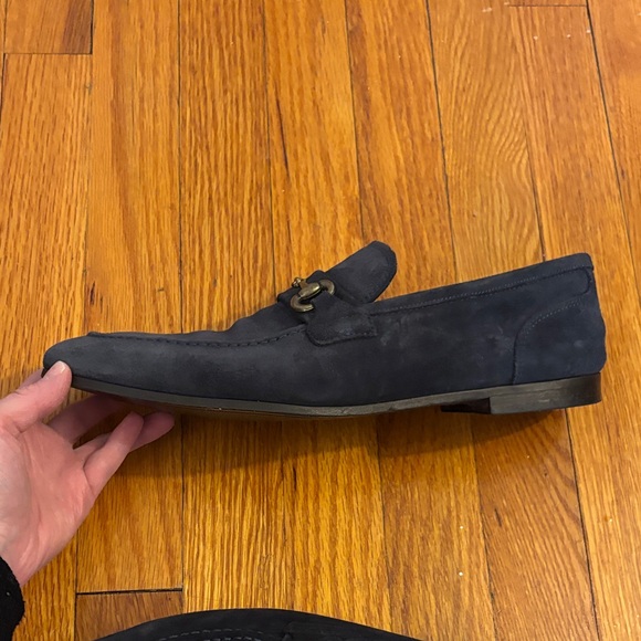 To Boot Dark Blue Loafers with Metal Accent - Picture 8 of 12